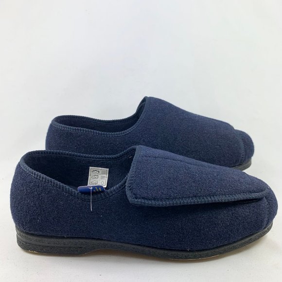 mens wide fit slippers